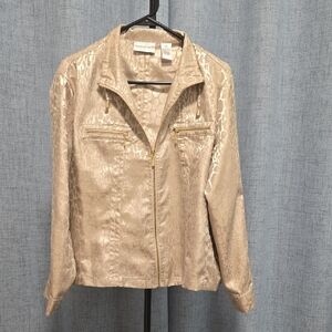 Neutral Toned Textured Blazer